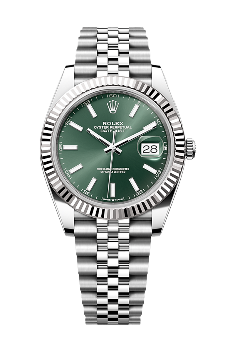 NEW Rolex Datejust 126334 0028 Jubilee Bracelet 41mm Green Dial