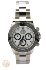 NEW Rolex Daytona 116500LN-0001 Panda Oyster 40mm White Dial  2022+ Full Set