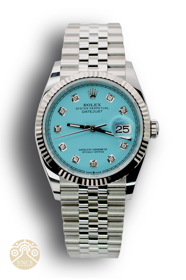 NEW Rolex Datejust 126234 36mm Tiffany Dial 2022 Full Set