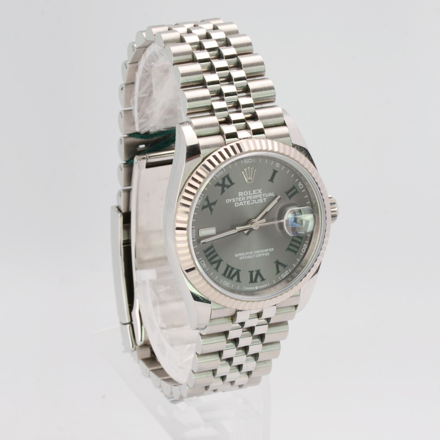 Rolex Datejust 36mm 126234-0045 Wimbledon Slate Dial Jubilee– Unicuswatches